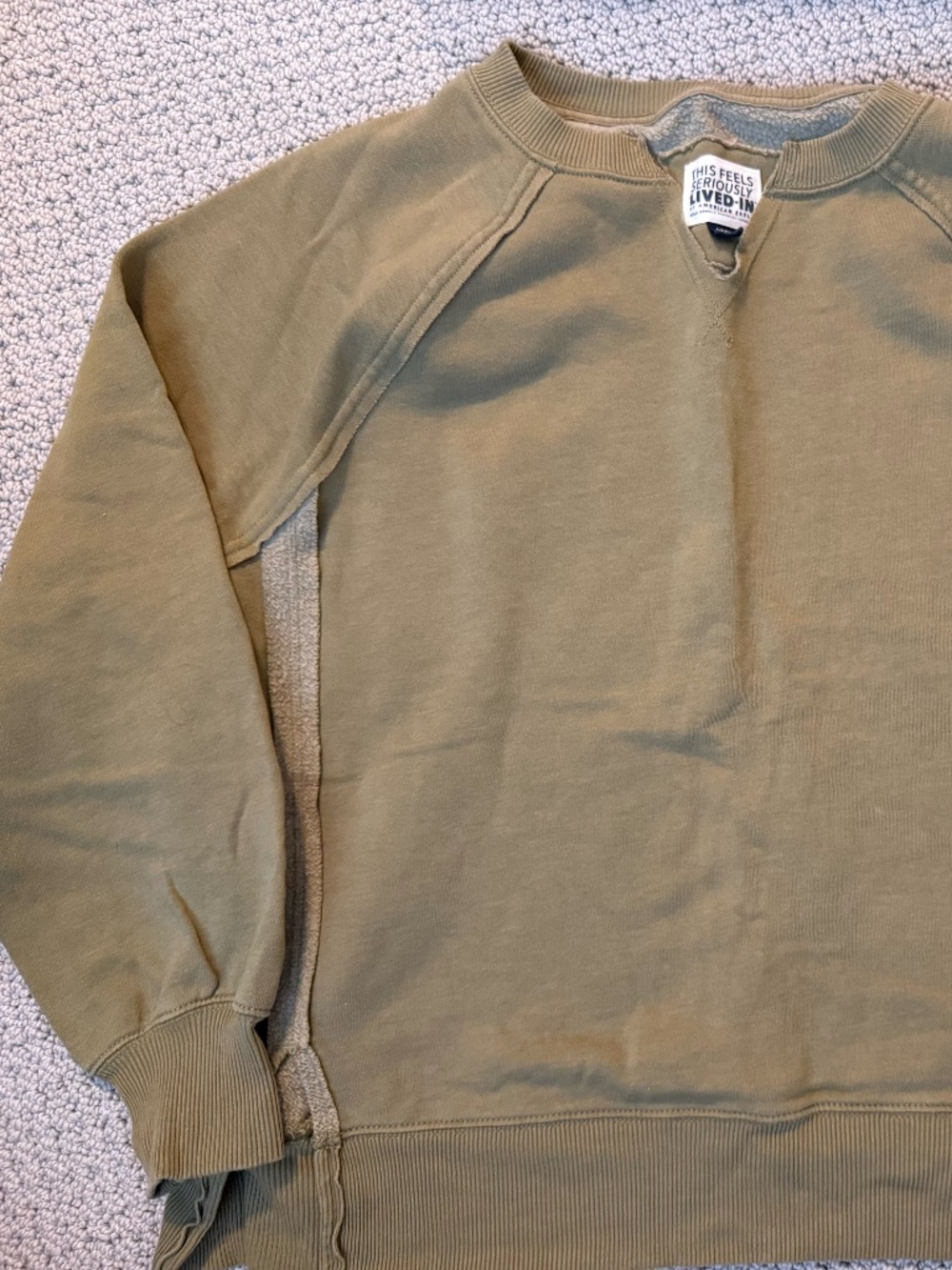 Olive Green American Eagle sweatshirt